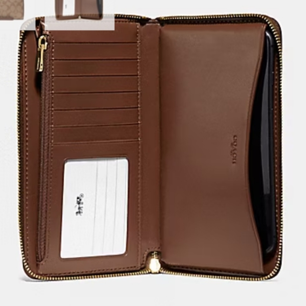 Coach Phone Wallet - Picture 2 of 2